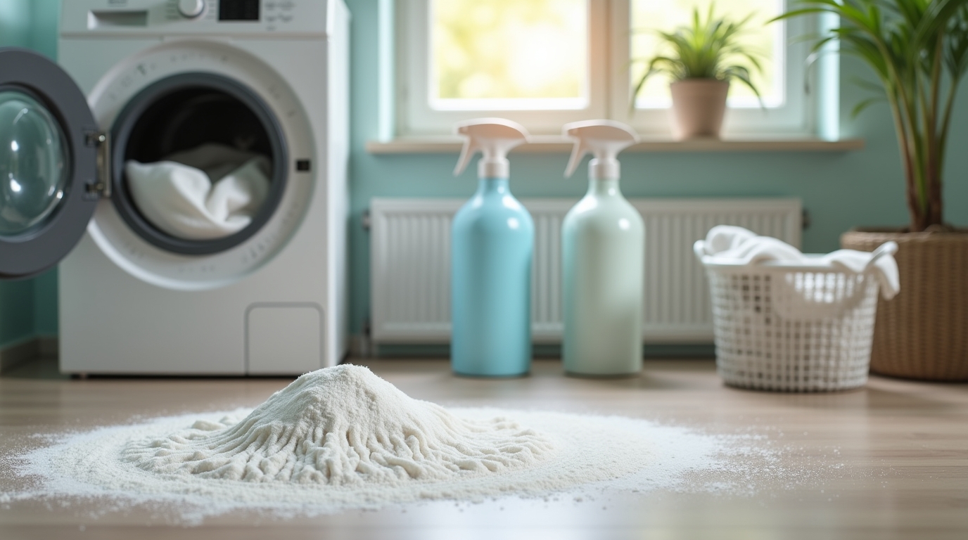 Résidus de poudre après lavage : causes et solutions